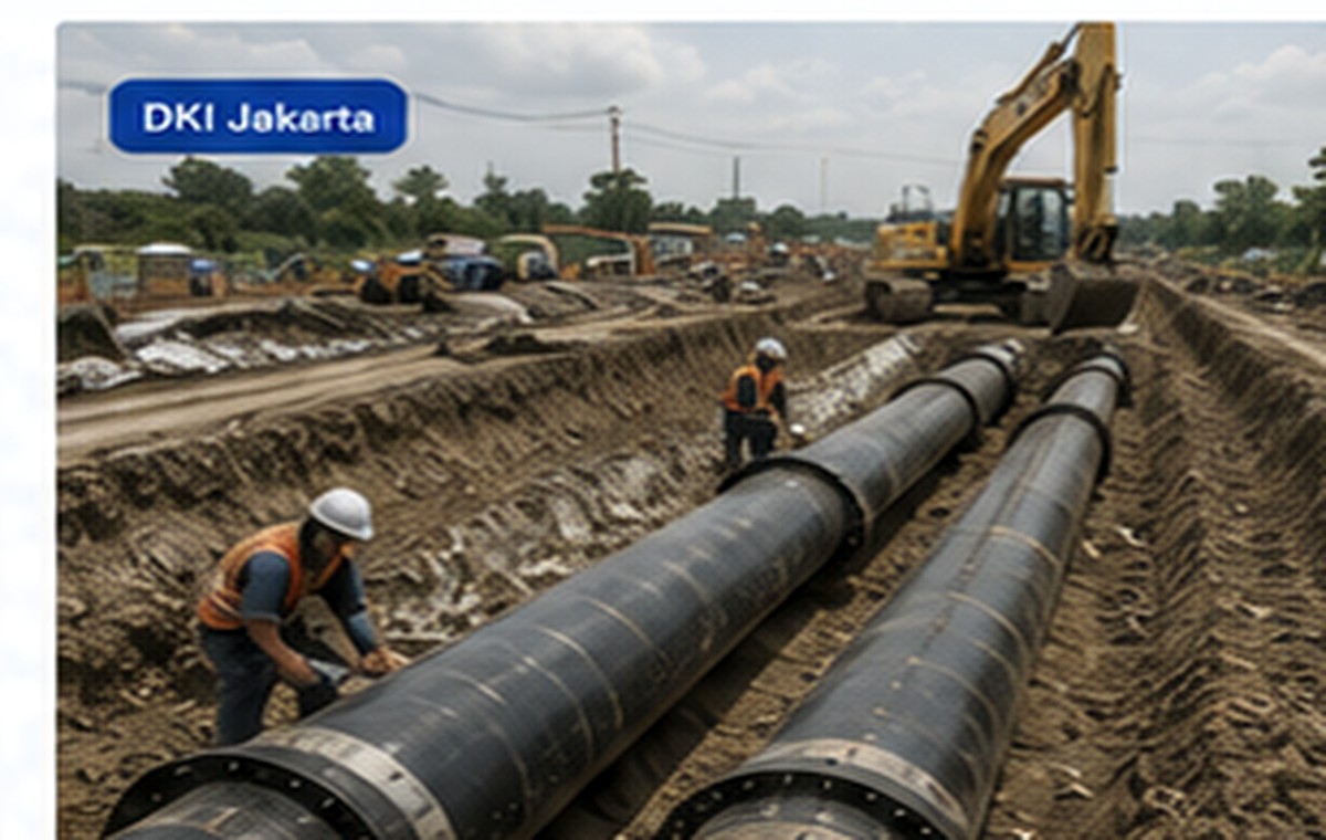 Jatiluhur Jakarta transmission pipeline documentation