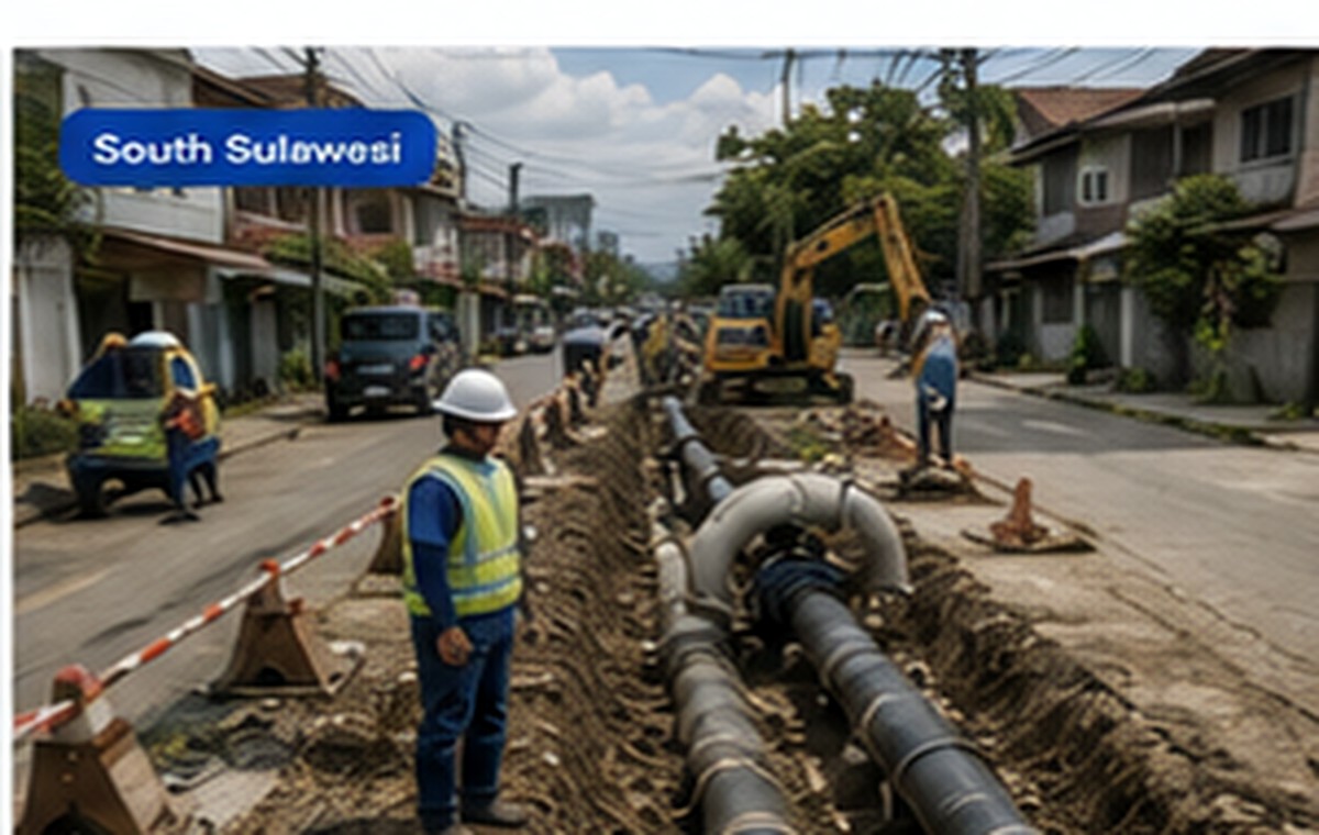 Makassar water distribution network documentation